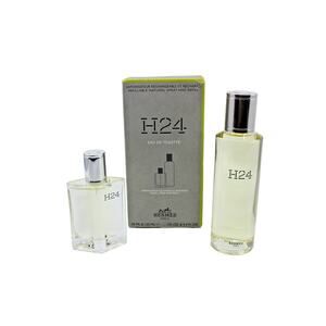 Hermes H24 2-Piece Gift Set Men 1 oz & 4.2 Oz Eau De Toilette Refillable Spray